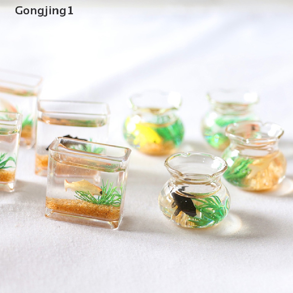 Gongjing1 Miniatur Akuarium Ikan Untuk Dekorasi Rumah Boneka