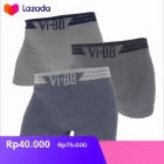 3 PCS CELANA DALAM BOXER PRIA TANPA JAHITAN - CELANA DALAM PRIA -CD