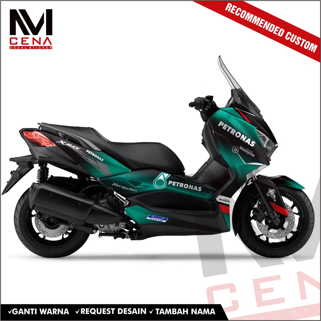 Sticker Decal XMAX Sticker Xmax Striping XMAX FULL BODY STIKER XMAX Decal Yamaha XMAX PETRONAS