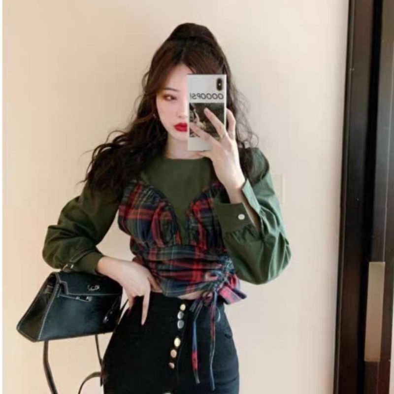 MDLV ~ 8486 MAYUKO ADJUSTABLE DRAWSTRING TEE