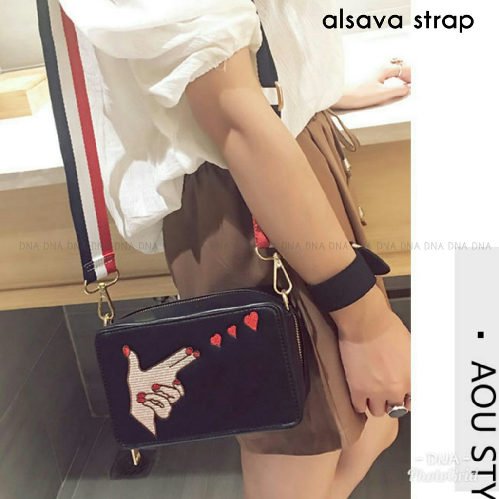 Slingbag Alsava Strap / Tas Bandung / Tas Batam / Tas Murah / Tas Fashion