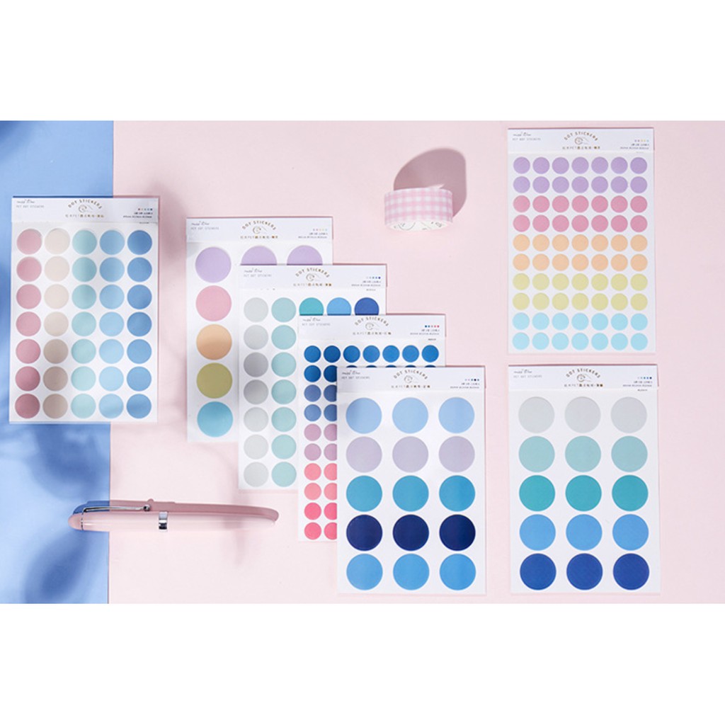 

Circle Dot Stickers/ Stiker Bulat 3pcs