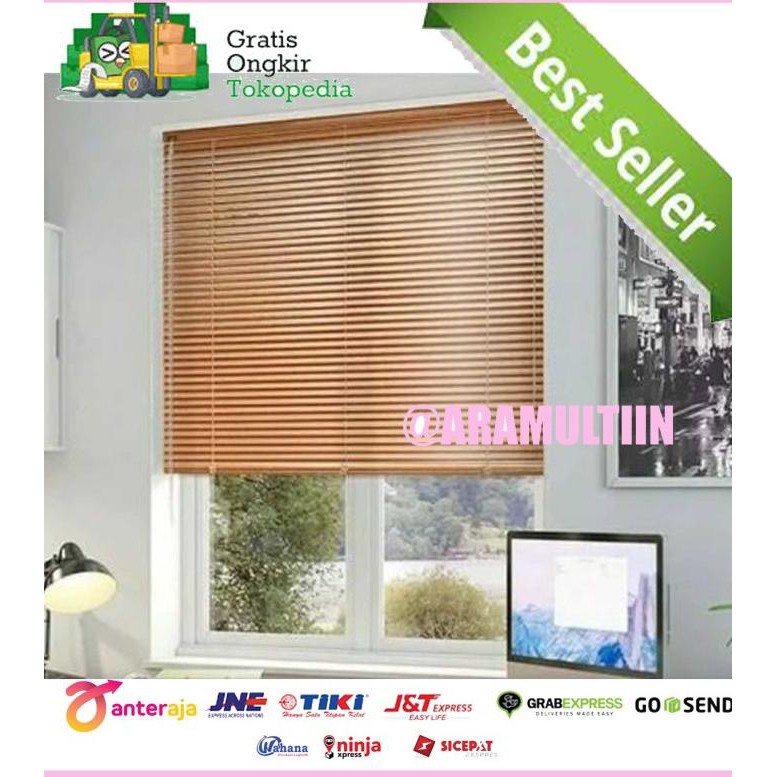 KRIS tirai plastik pvc gulung jendela / blind roller uk 40 x 180 cm - Putih