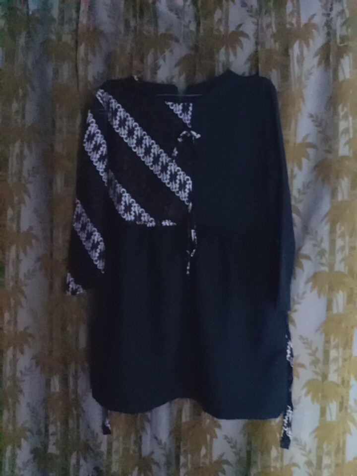 Tey-17 Batik Wanita Asj Sa Hrb026 Kenongo Kemeja Tosca Pendek