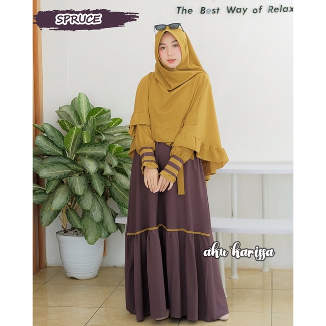 NINDA SET HIJAB / ORIGINAL AKU KARISSA FASHION