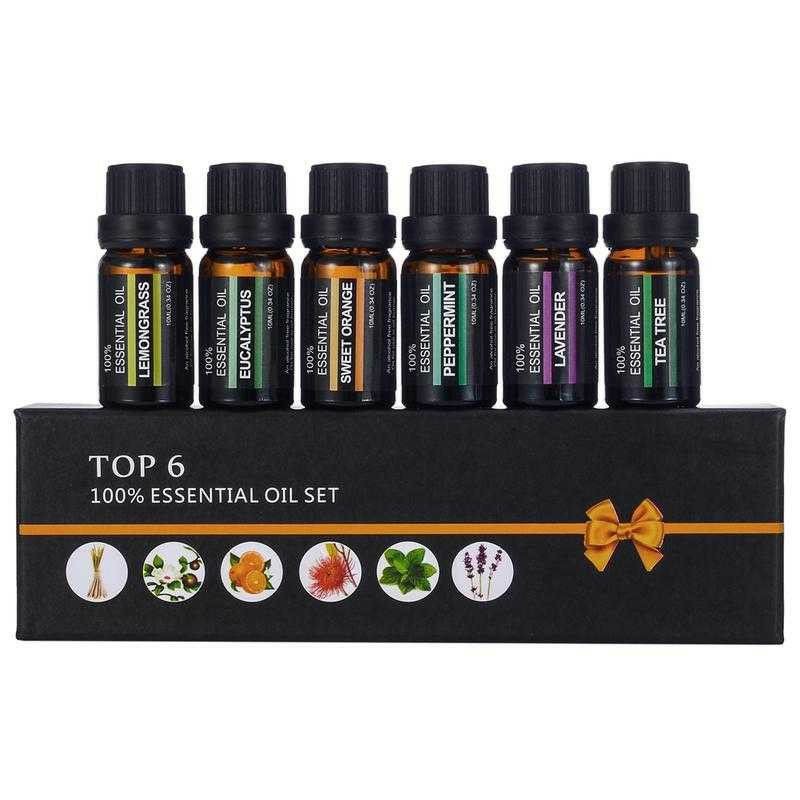 Firstsun Set Essential Oils Minyak Aromatherapy 10ml 6PCS