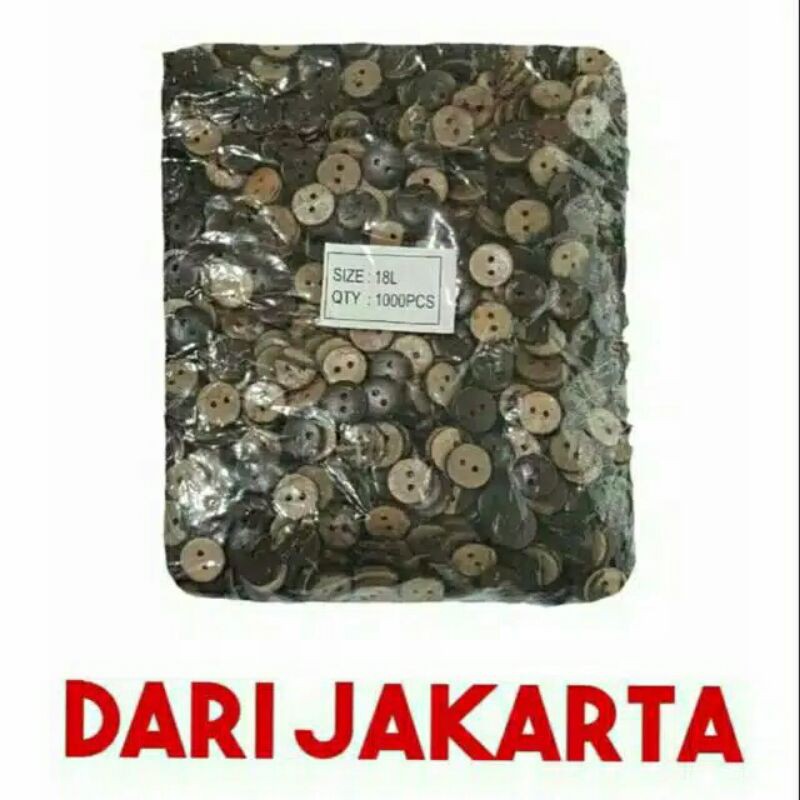 Isi 1000 pcs - Diameter 11 mm Kancing Batok 11 mm