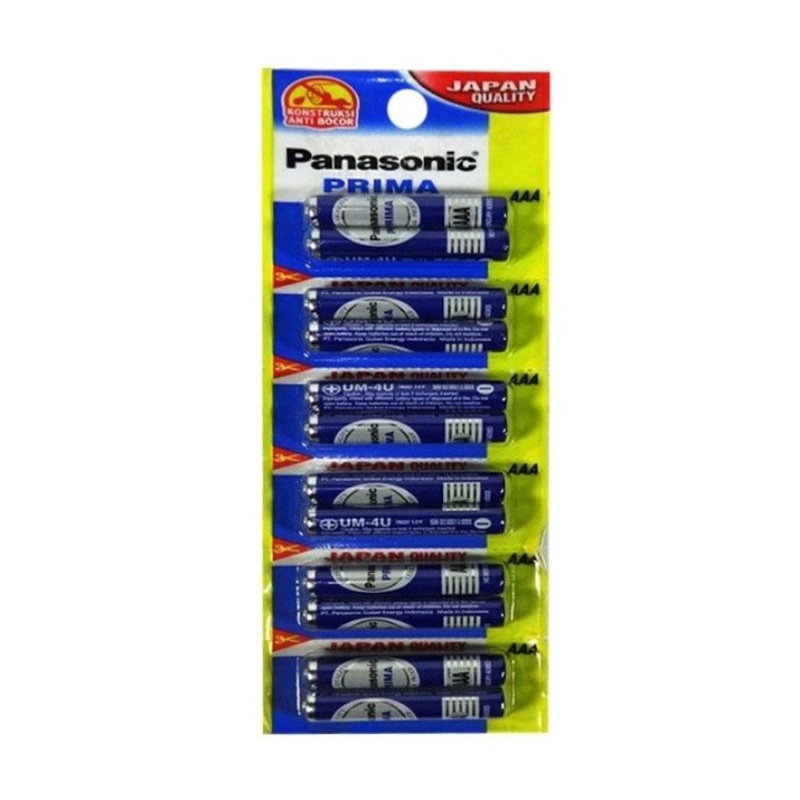 BATERAI PANASONIC AAA UM4 1,5V 2 PCS battery remot AAA