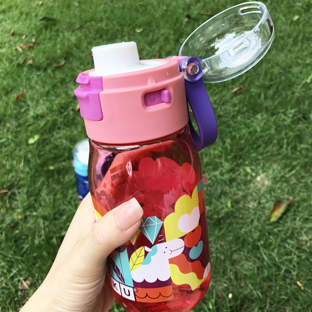 Zoku Kids Flip Gulp Bottle 475ml - Botol Minum Anak Anti Tumpah Child Kids Bekal Tutup Sekolah