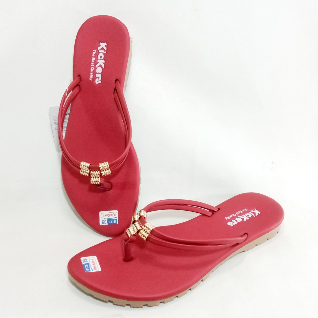 Kickers SLD 03 Sandal Jepit Flat Wanita Size 37-40