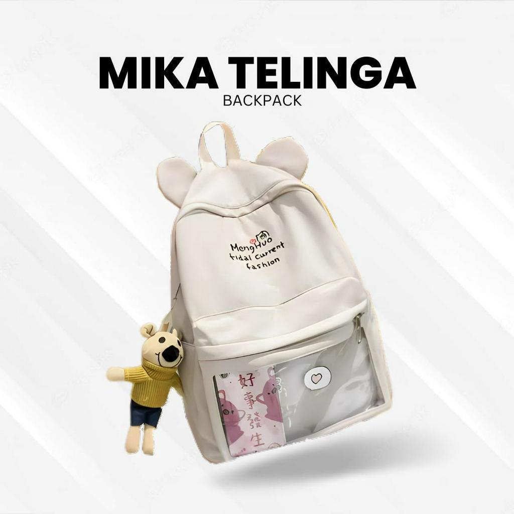 TAS RANSEL WANITA MIKA TELINGA BESAR / TAS BACKPACK FASHION KOREA