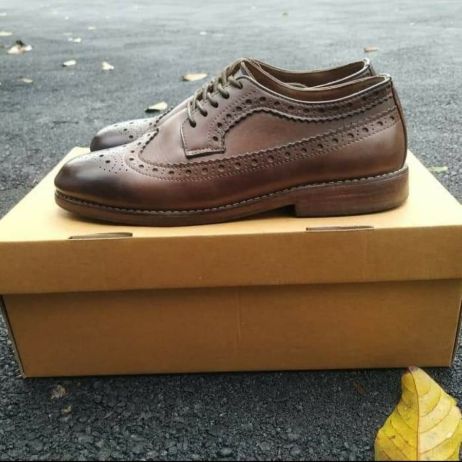 PANTOFEL atau BOOTS LONGWINGS LEATHER size 39 not redwings geox aldo