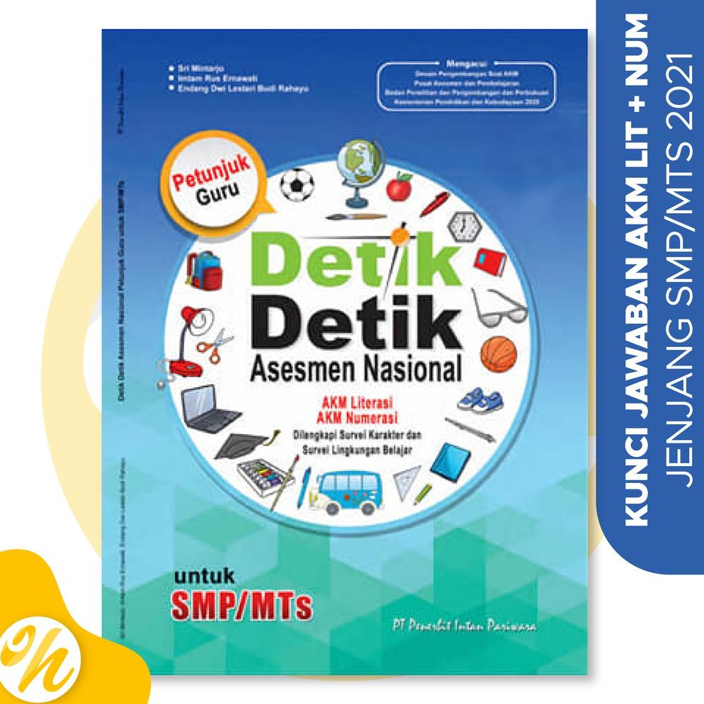 [PROMO SZE83] Kunci Jawaban Pembahasan Buku Detik AKM Literasi Numerasi SD SMA SMP Intan Pariwara Bu