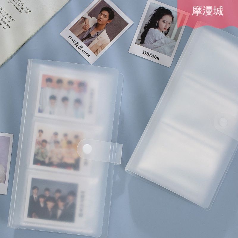 Album Photocard 240 Slot Transparan Tempat Foto Polaroid Photo Lomo Card Organizer Kpop