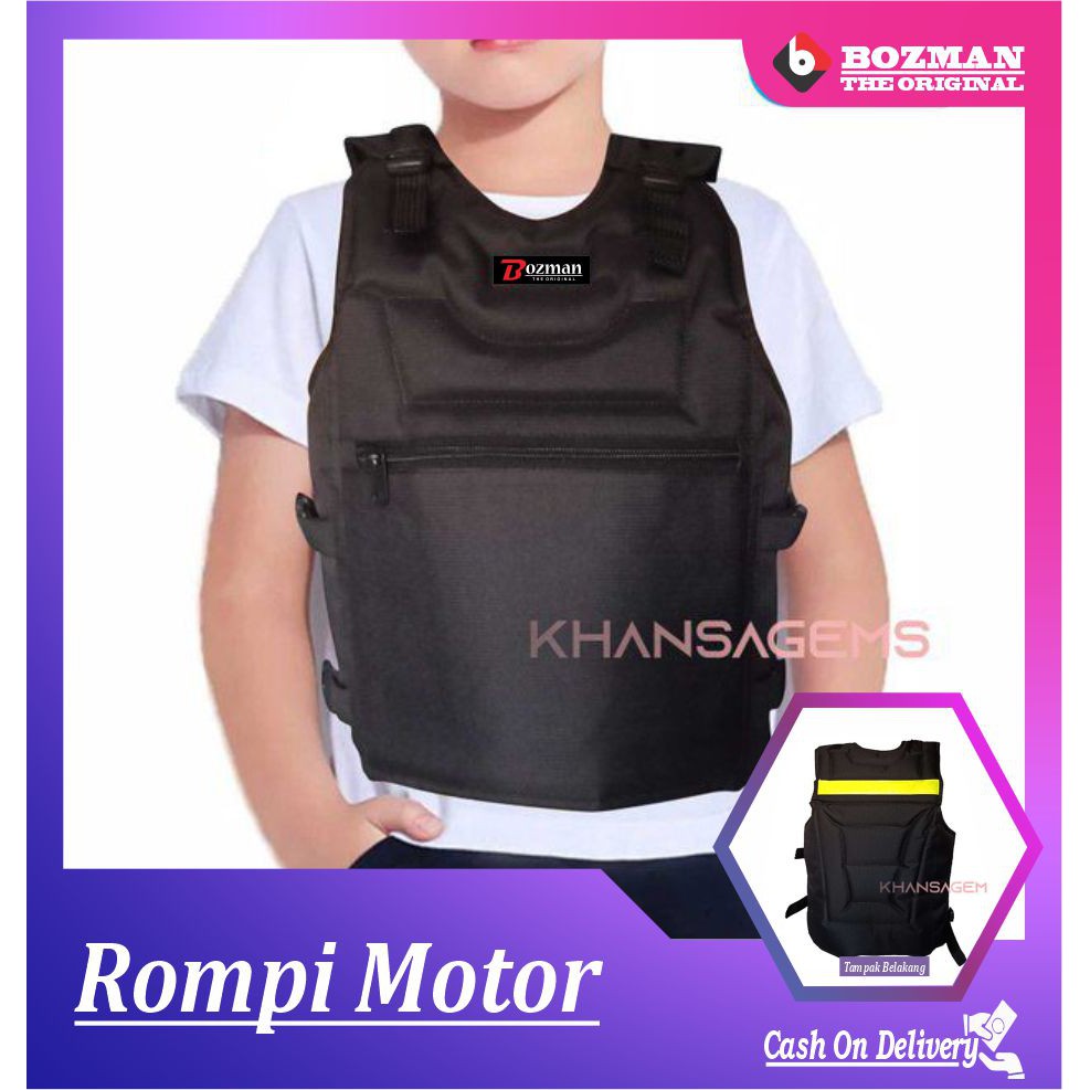 Rompi Motor Anak Anti Angin Anti Debu Nyaman Keren