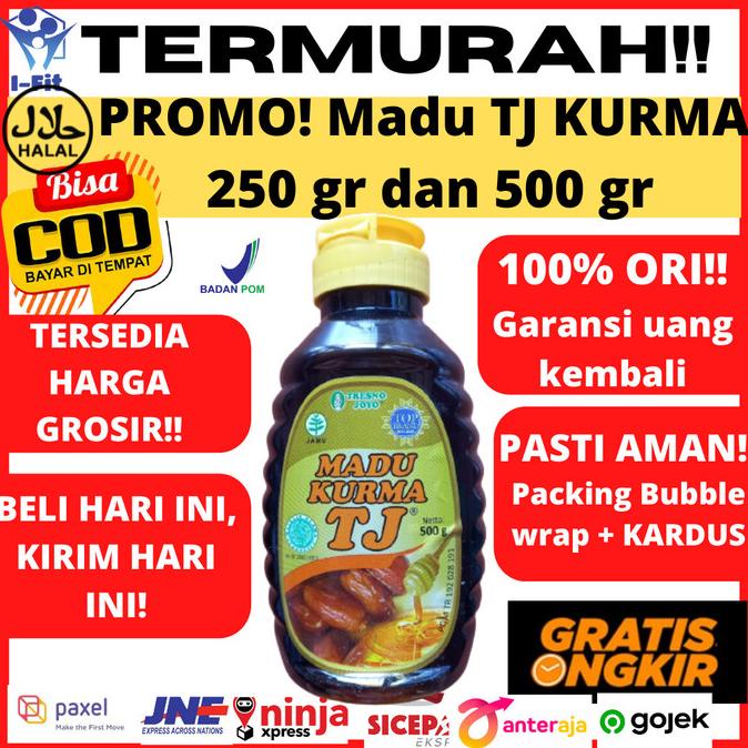 

PROMO Madu Kurma Tj Tresnojoyo Tresno joyo 500 gram 250 gr Alami Halal BPOM MURAH