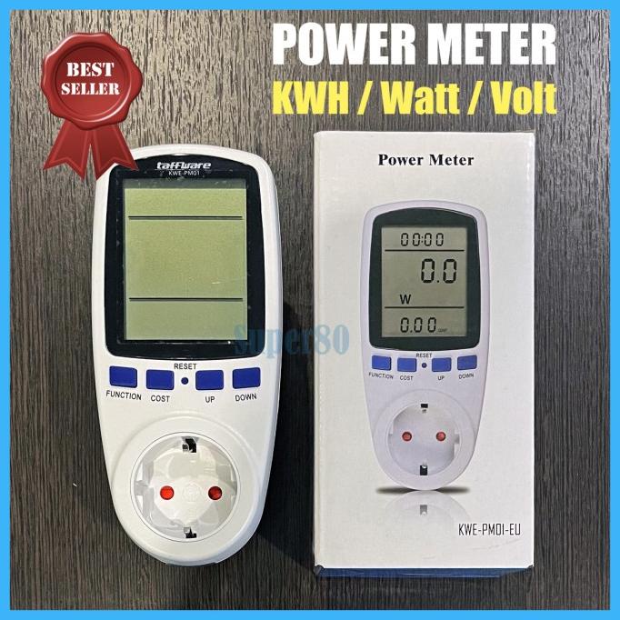 Power Meter Pengukur Digital Daya Listrik AC Biaya PLN KWh Watt Volt