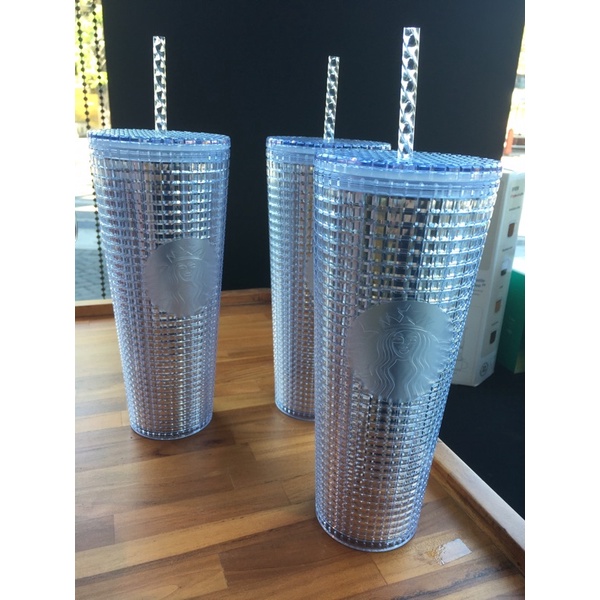 botol tumbler Starbucks silver / pc