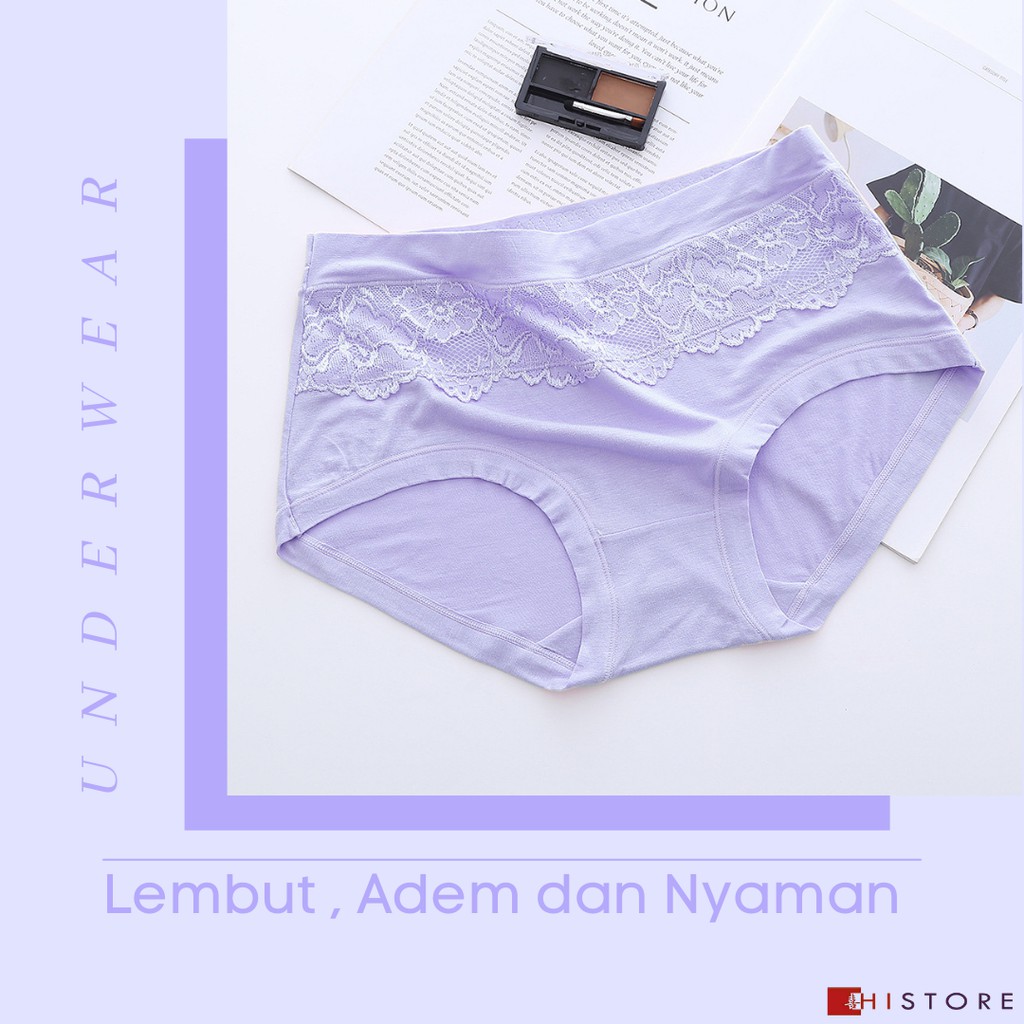 [HI]CELANA DALAM RENDA UNDERWEAR UNDIES CD WANITA 33cm x 25cm Art 1237