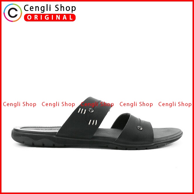 SANDAL SLIDE PRIA CARDINAL ORIGINAL CASUAL TERBARU HITAM CA34