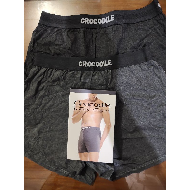 2 PCS  BOXER CROCODILE PRIA  001 + 1 MASKER BAGUS / BOXER CROCODILE ORIGINAL, ASLI, KATUN, 1 PACK ISI 2