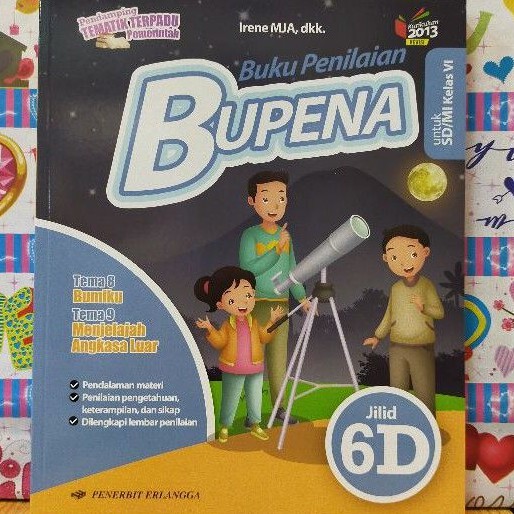 BUKU BUPENA UNTUK SD/MI KELAS 6 JILID 6D REVISI