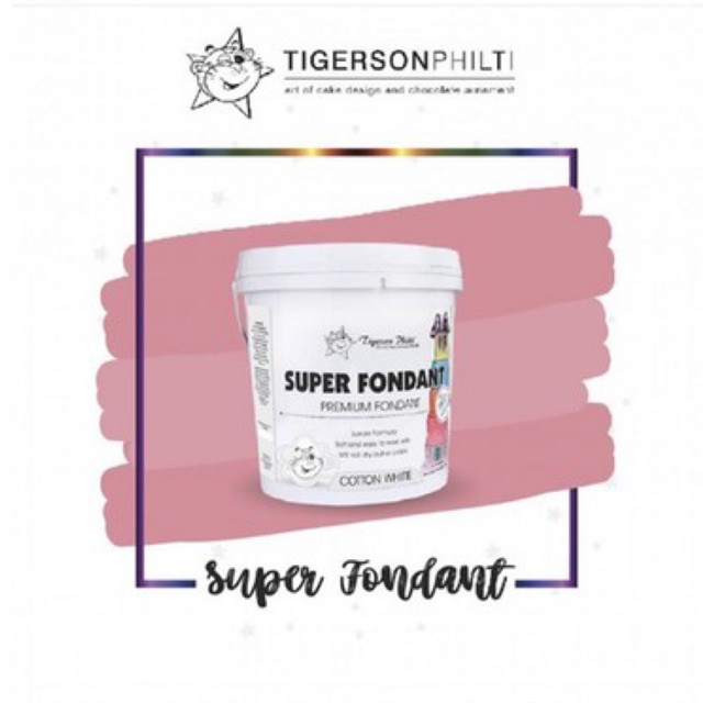 

TIGERSON SUPER FONDANT COTTON WHITE 5KG