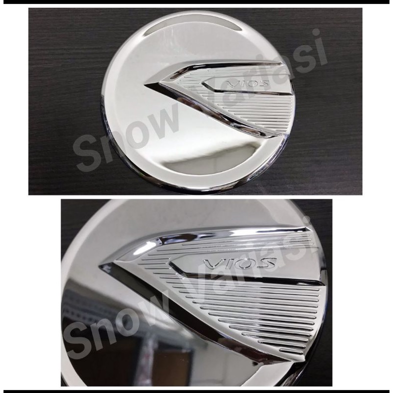 Tutup tanki bensin tank cover vios chrome