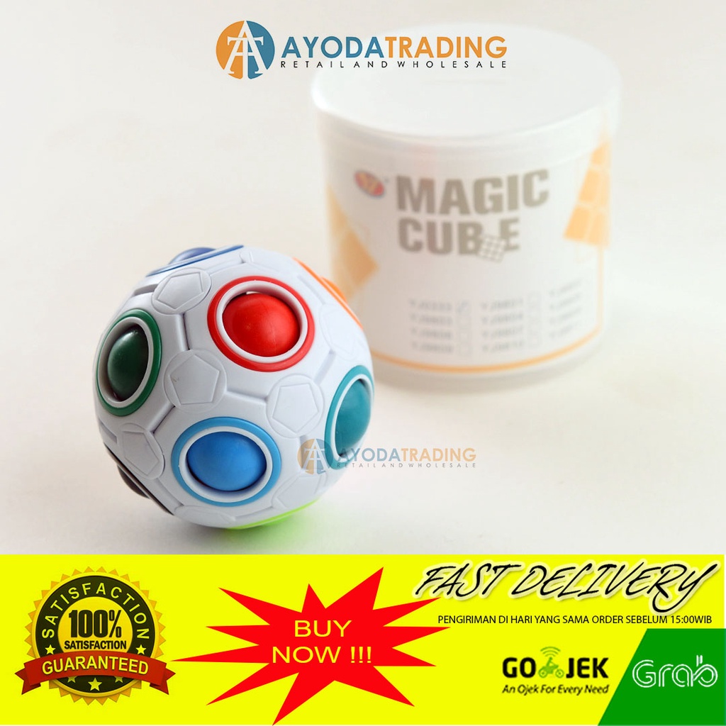 Magic Rainbow Ball Puzzle Cube