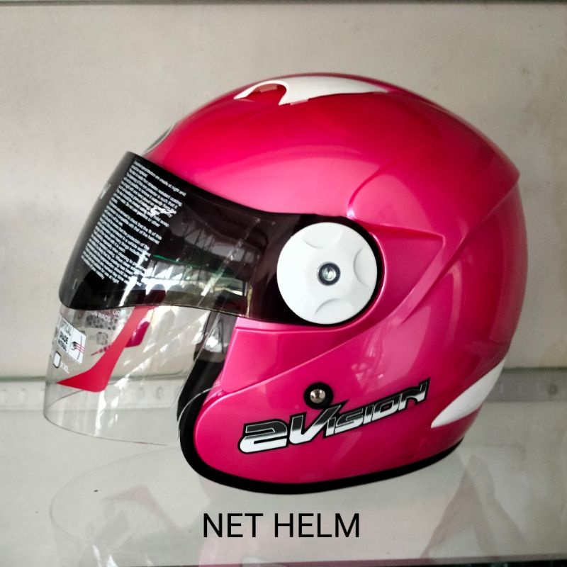 HELM KYT 2 VISION BRIGHT PINK ORIGINAL KYT 2 VISION