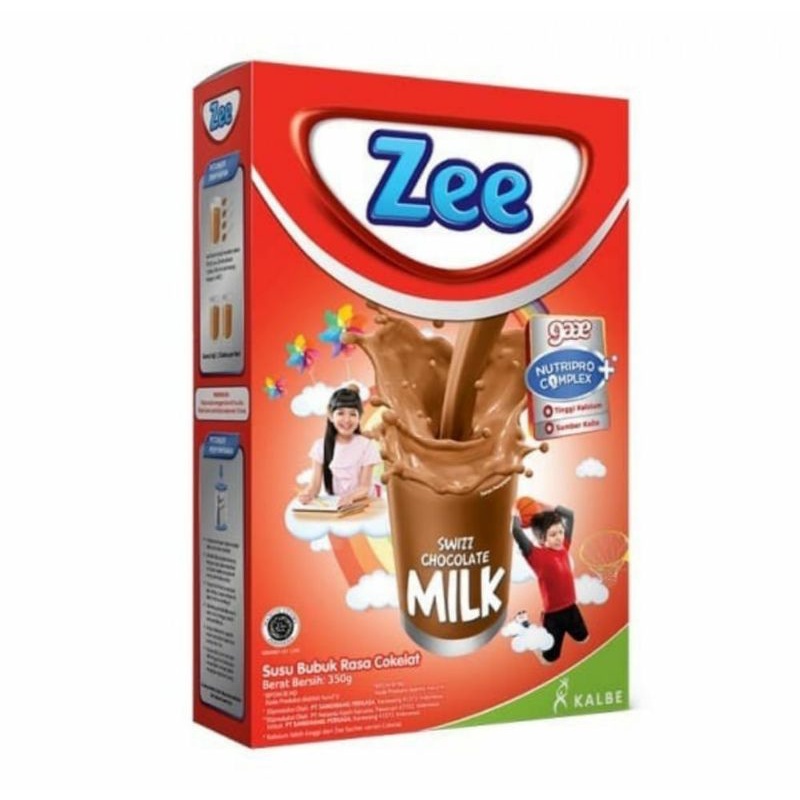 

Susu Bubuk ZEE Regular Swiss Coklat Rasa Lebih Enak Kemasan 350 gr NutriPro + Promune