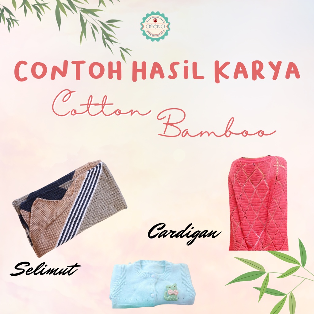 Benang Rajut Katun Bambu / Bamboo Cotton Yarn 2 - 5221 Turkis Tua