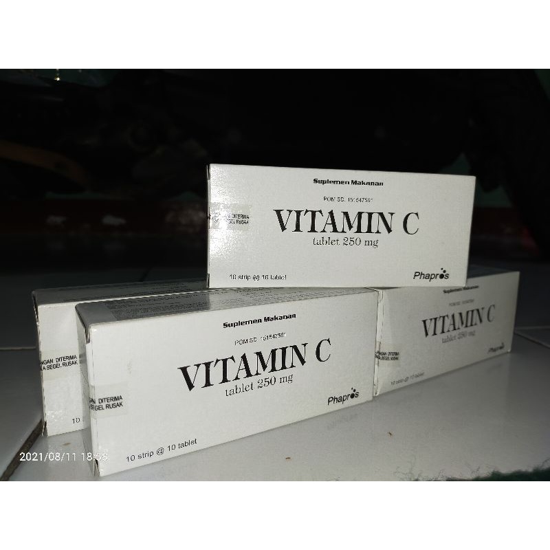 Vitamin C 250mg // Suplemen Makanan // PHAPROS