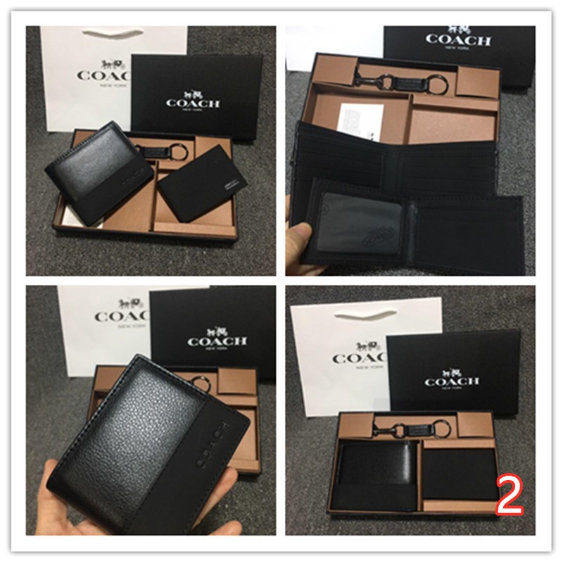 TAHAN HUJAN BADAI DANPETIR N0/ Coach F74634 / 74736 / 74699 / 74993 / 75086 Dompet Pendek Pria /