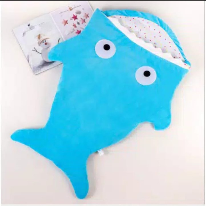 Selimut Bayi Model Shark Kantung Tidur Baby