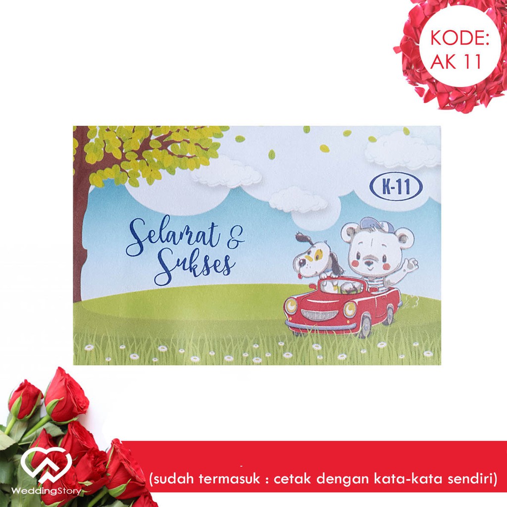 

Amplop Kids 11 isi 50 (Termasuk Cetak Custom Tulisan) Harga Murah