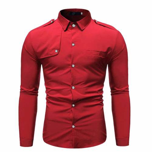 KEMEJA ALFAN MAROON