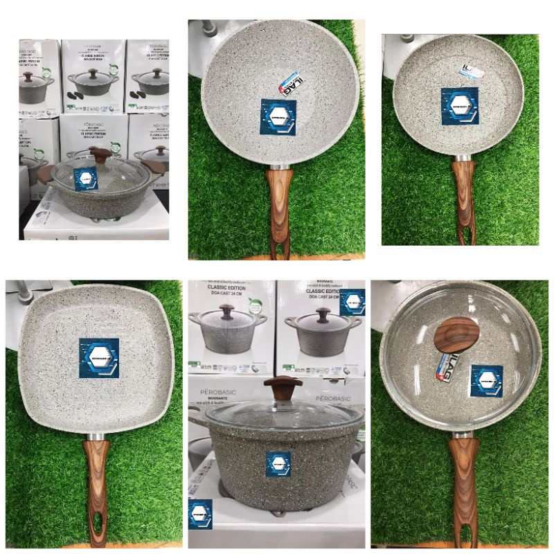 Pero Wok Pan 24cm Istanbul/pero classic edition wokpan 28cm/pero Grill pan 28cm/pero fry pan 26cm/pe