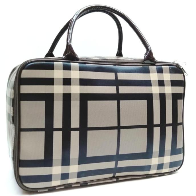 Travel Bag Tas Jinjing Burberry Abu