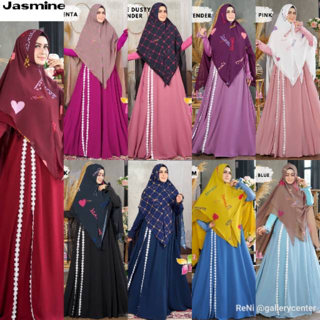 JASMINE DRESS Original By Kameela Hijabku. Daily dress mix n match dgn khimar signature, super chic