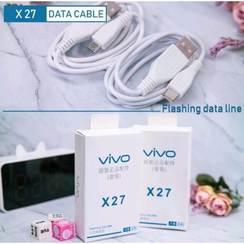 Kabel Data VIVO X27 TYPE-C Kabel Charger VIVO X27 TIPE C Kabel Casan VIVO X27 Android TYPE C Fast