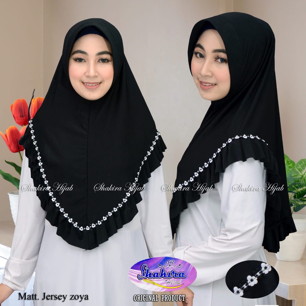 Jilbab Instan Nabila Melati Rampel Hijab Terbaru Original Shakira Kerudung Dewasa Langsung Pakai Renda Melati Bahan Jersey hijab instan langsung pakai model terbaru 2021 kerudung langsung pakai bahan jatuh hijab instan terbaru 2021 hijab termurah-2
