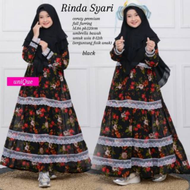 RINDA SYARI/GAMIS ANAK TERLARIS TERBARU