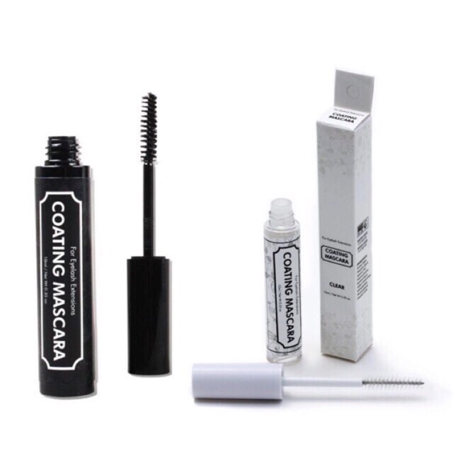 SKY Coating Mascara Clear and Black for Eyelash Extension 10ml