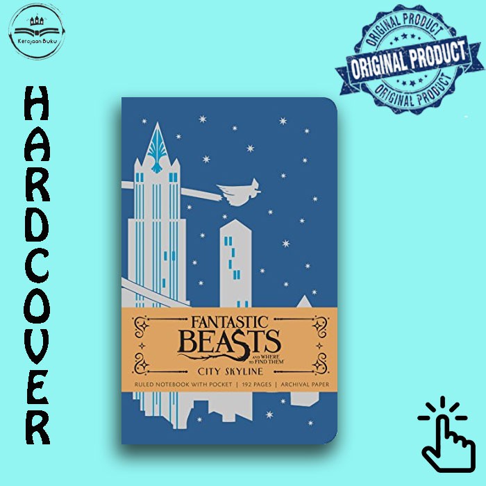 

Fantastic Beasts and Where to Find Them: City Skyline Hardcover Ruled Notebook