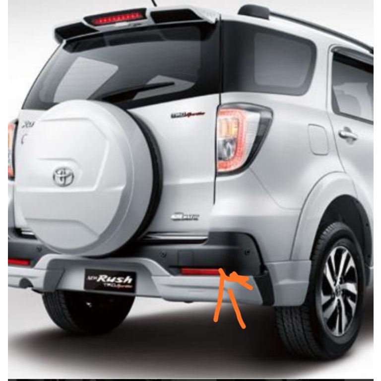 lampu bumper atau lampu refektor bemper rush 2015