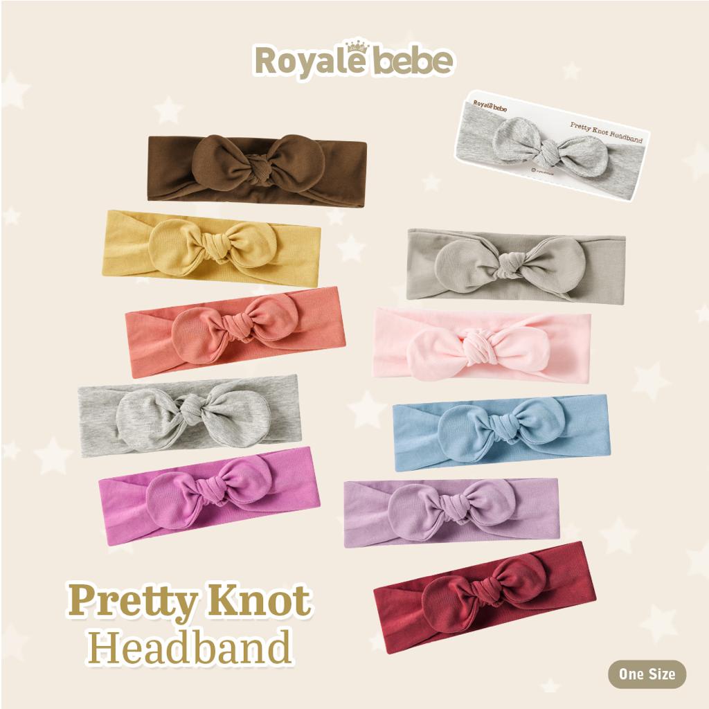 Makassar ! Pretty Knot Headband / Bandana Bayi Royale Bebe