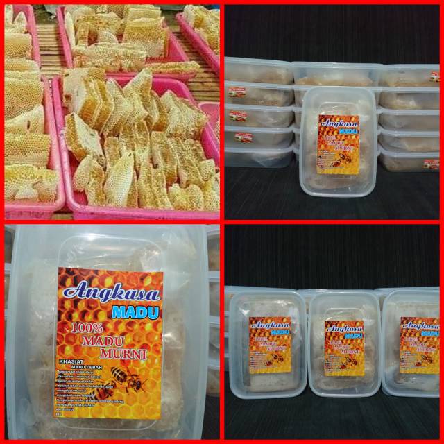 

MADU SARANG / HONEYCOMB/MADU ASLI 650 gr