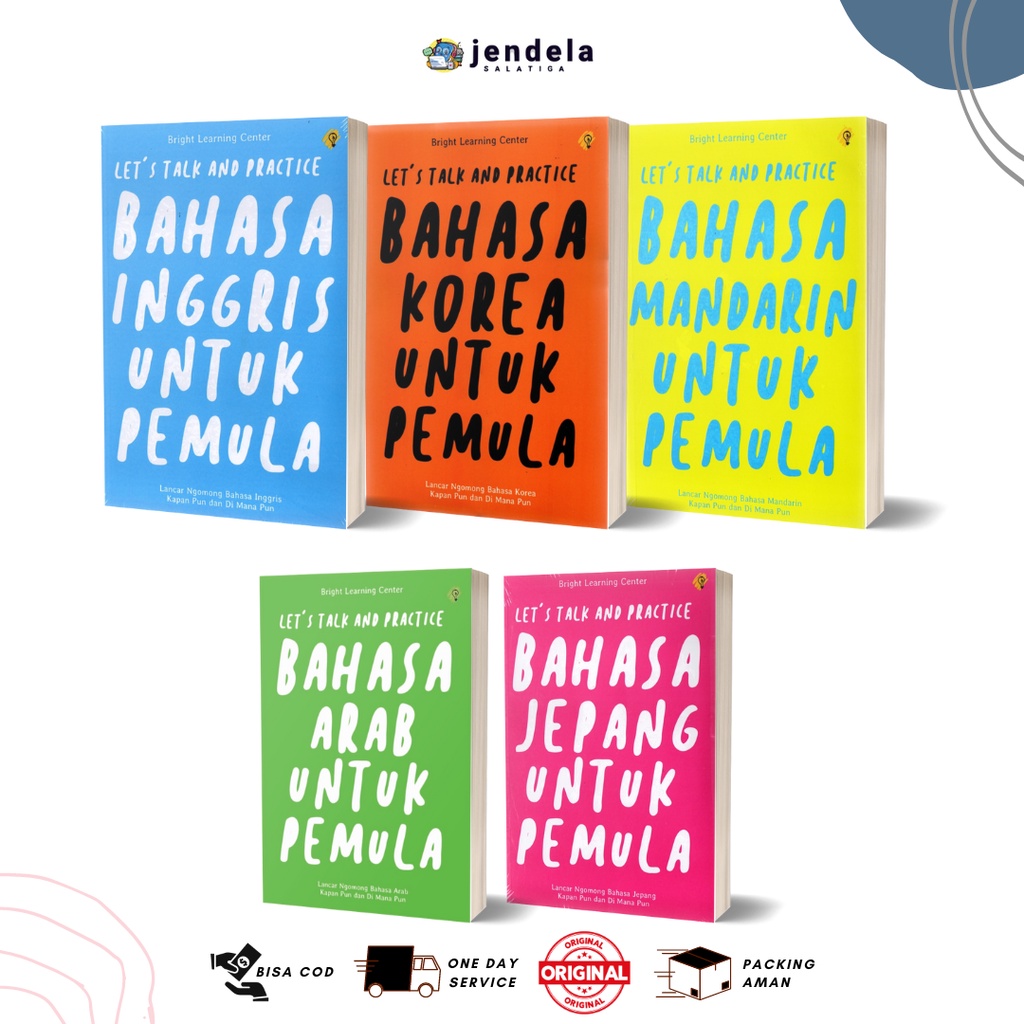 Jual Lets Talk And Practice : Belajar 5 Bahasa Untuk Pemula - Bright ...