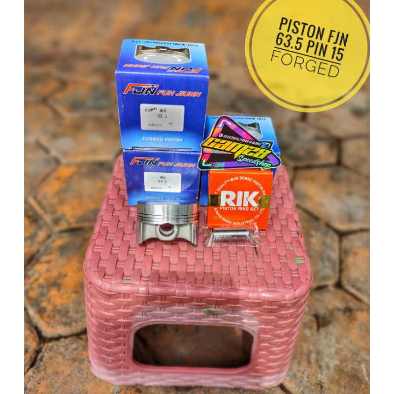 Piston FJN 63,5 pin 15 forged